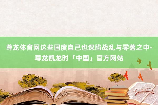 尊龙体育网这些国度自己也深陷战乱与零落之中-尊龙凯龙时「中国」官方网站