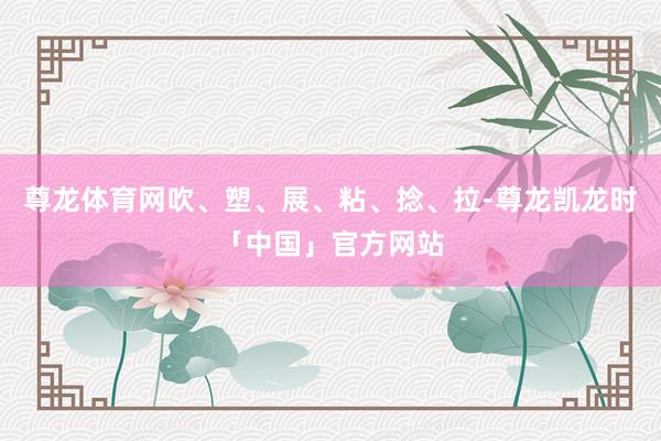 尊龙体育网吹、塑、展、粘、捻、拉-尊龙凯龙时「中国」官方网站